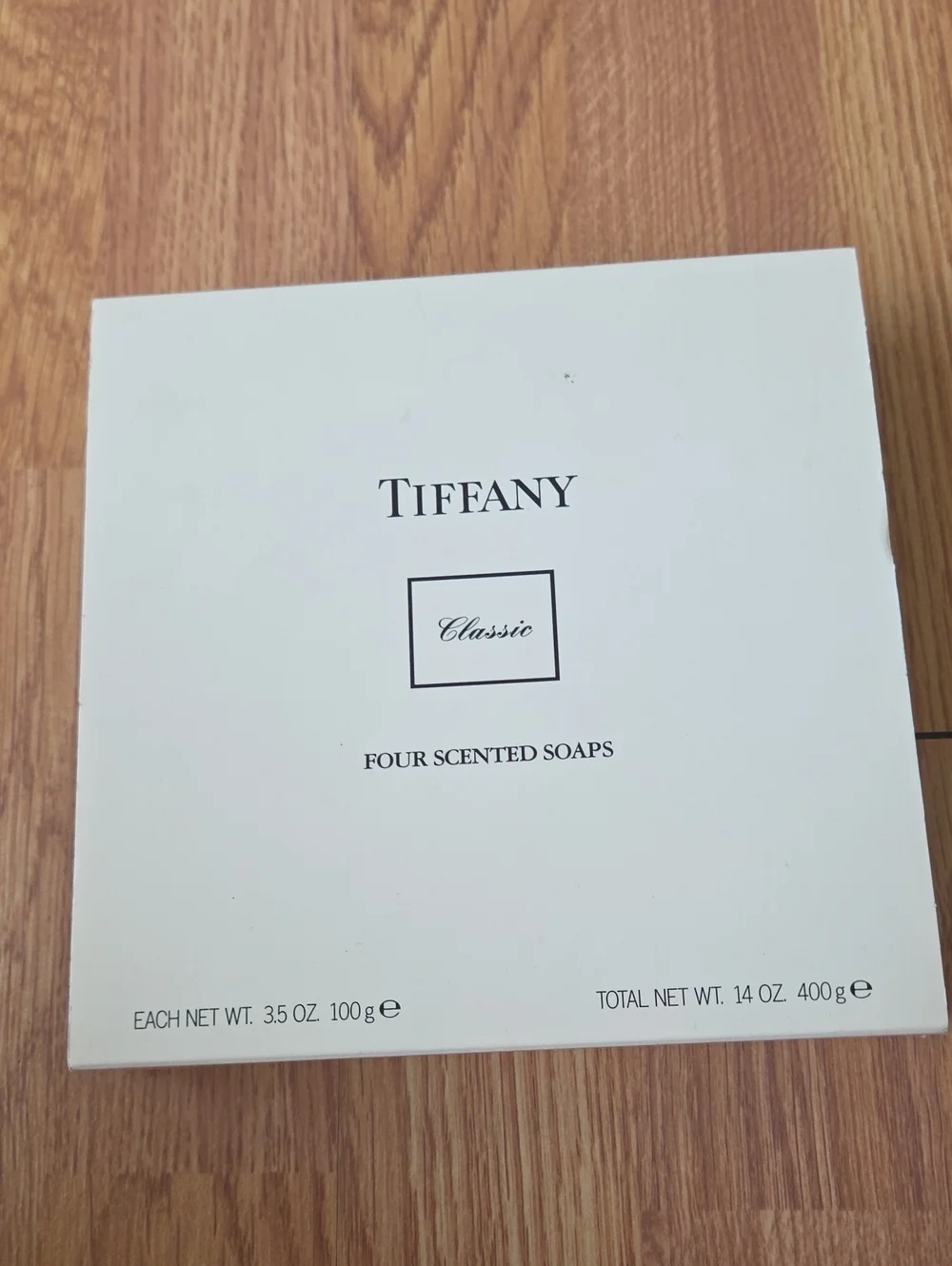 Tiffany & Co. Classic 4 Scented Soaps SEALED 14oz NWT In Box